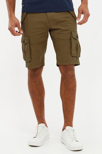 Lugo' Regular Fit Cotton Twill Cargo Shorts - - 32R - NastyGal UK (+IE) - Modalova
