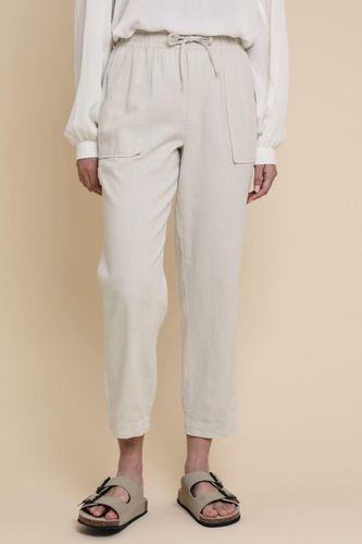 Womens Linen Blend 'Rosewood' Tapered Trousers - - 8 - NastyGal UK (+IE) - Modalova