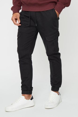 Garrix' Cotton Blend Cargo Pocket Jogger Style Trousers - - XXL - Threadbare - Modalova