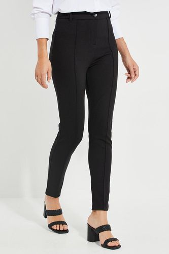 Womens Threadbare Slim Fit Stretch Ponte Trousers - - 8 - NastyGal UK (+IE) - Modalova