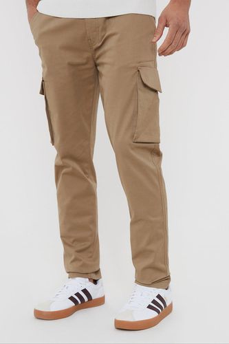 Couturo' Cotton Cargo Pocket Chino Trousers With Stretch - - 30R - Threadbare - Modalova