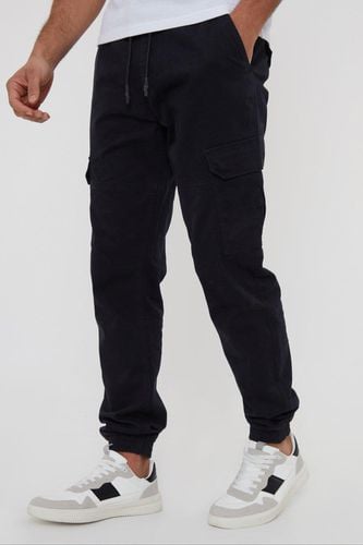 Belfast' Cotton Jogger Style Cargo Trousers With Stretch - - XL - Threadbare - Modalova