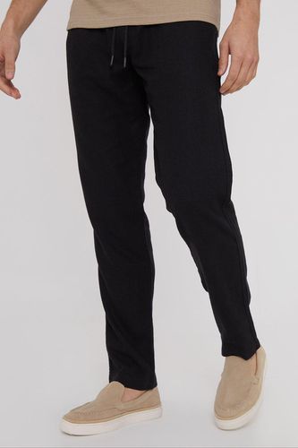 Fellow' Linen Blend Drawcord Trousers - - M - Threadbare - Modalova