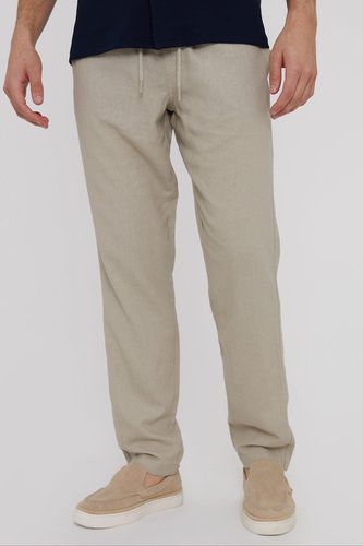 Fellow' Linen Blend Drawcord Trousers - - S - Threadbare - Modalova