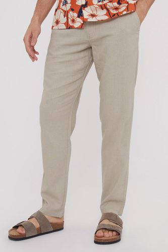 Annual' Linen Blend Casual Trousers - - 34R - Threadbare - Modalova