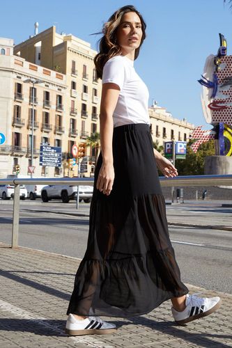 Womens 'Alice' Tiered Frill Maxi Skirt - - 16 - Threadbare - Modalova