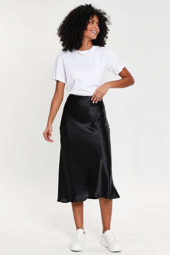 Womens 'Marie' Satin Midi Skirt - - 8 - NastyGal UK (+IE) - Modalova