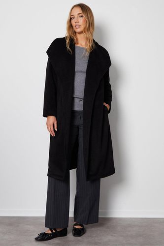 Womens Shawl Collar Maxi Coat - - 14 - NastyGal UK (+IE) - Modalova