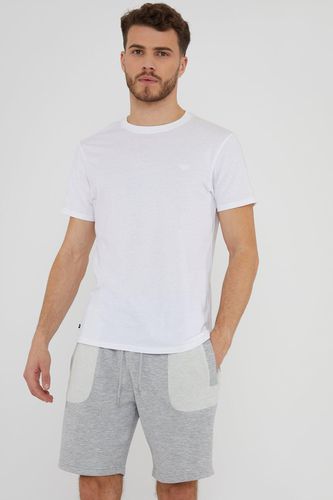 Pilgrim' Contrast Panel Pocket Sweat Shorts - - L - Threadbare - Modalova