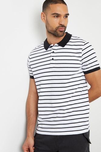Kasper' Cotton Striped Polo Shirt - - L - Threadbare - Modalova