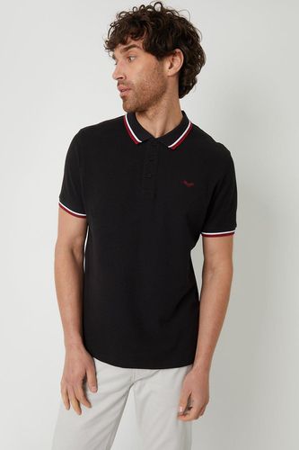 Dorry' Herringbone Tipping Cotton Pique Polo Shirt - - XL - NastyGal UK (+IE) - Modalova