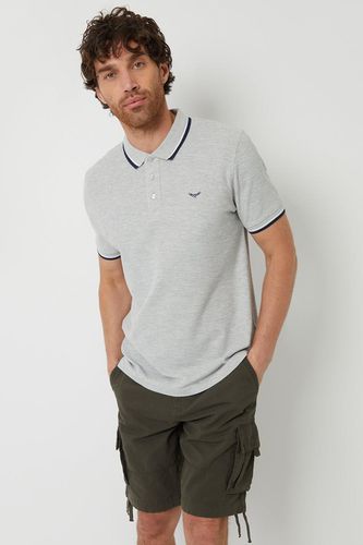 Dorry' Herringbone Tipping Cotton Pique Polo Shirt - - XL - NastyGal UK (+IE) - Modalova