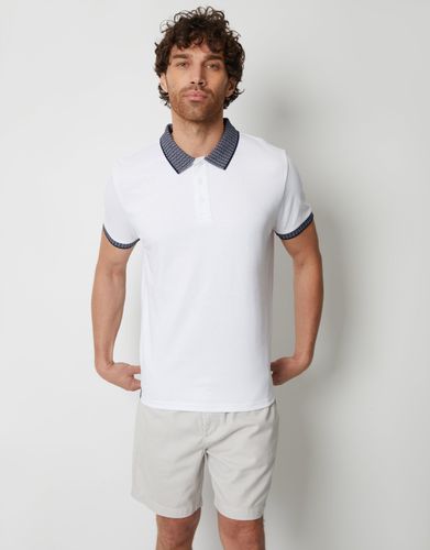 Ryker' Cotton Contrast Collar Polo Shirt - - XL - Threadbare - Modalova
