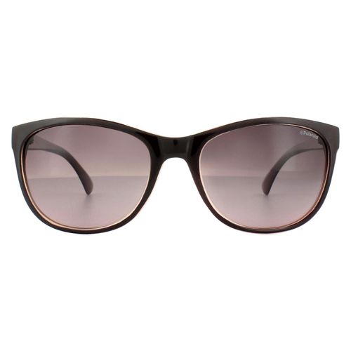 Womens Oval Burgundy Gradient Polarized Sunglasses - One Size - Polaroid - Modalova