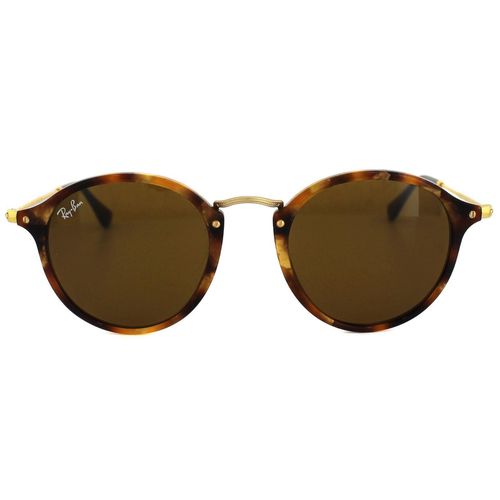 Round Tortoise & Gold Round Fleck 2447 Sunglasses - One Size - Ray-Ban - Modalova
