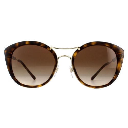 Womens Cat Eye Dark Havana Gradient Sunglasses - One Size - Burberry - Modalova