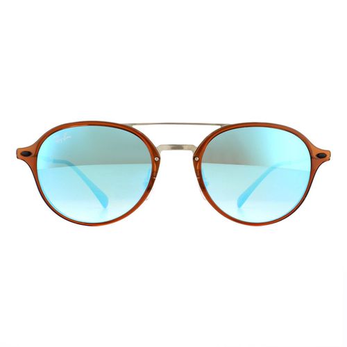 Aviator Silver Blue Gradient Mirror Sunglasses - One Size - NastyGal UK (+IE) - Modalova