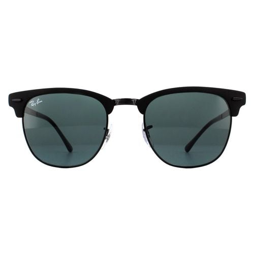 Round Matte Grey Clubmaster Metal RB3716 Sunglasses - One Size - NastyGal UK (+IE) - Modalova
