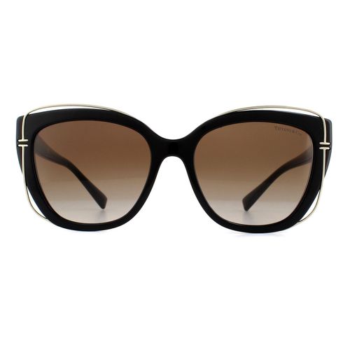 Womens Cat Eye Brown Gradient Sunglasses - One Size - Tiffany - Modalova
