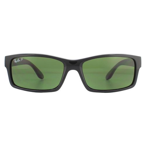 Rectangle Green Polarized Sunglasses - One Size - Ray-Ban - Modalova
