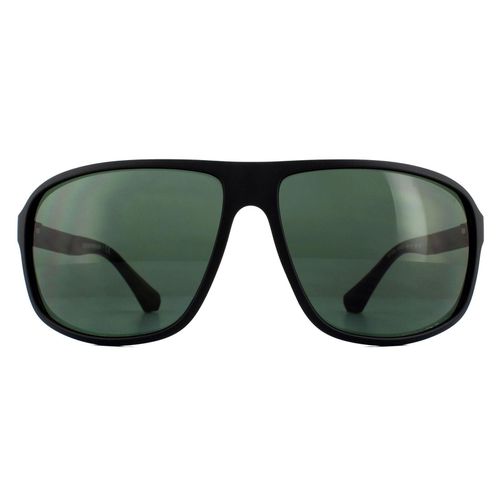 Aviator Matte Green Sunglasses - One Size - Emporio Armani - Modalova