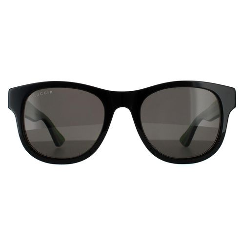 Rectangle Green Grey Grey Sunglasses - One Size - Gucci - Modalova