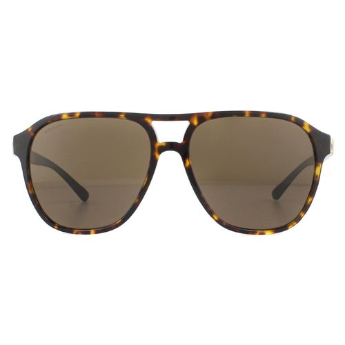Aviator Dark Havana Sunglasses - One Size - Bvlgari - Modalova