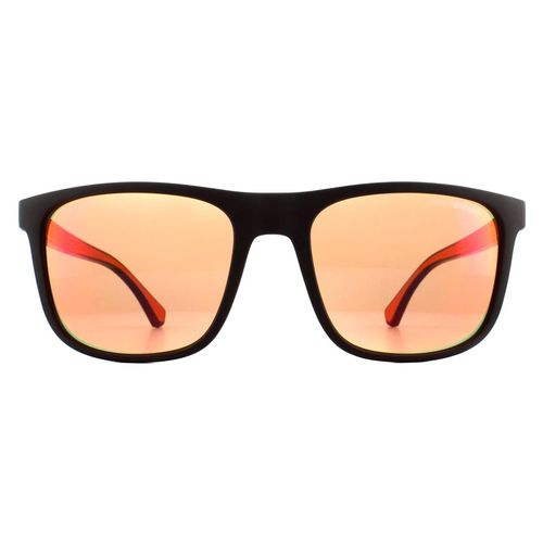 Square Matte Orange Mirror Red Sunglasses - One Size - NastyGal UK (+IE) - Modalova