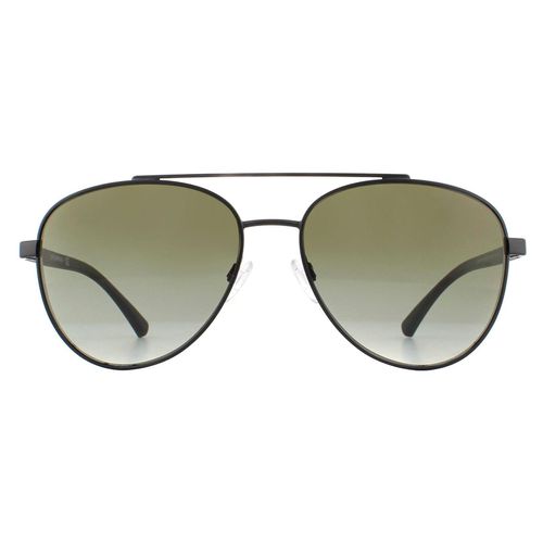 Aviator Matte Green Gradient Sunglasses - One Size - Emporio Armani - Modalova