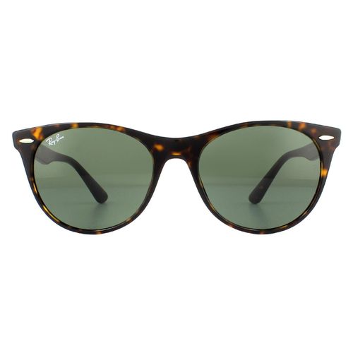 Womens Round Tortoise Green Classic G-15 Sunglasses - - One Size - Ray-Ban - Modalova