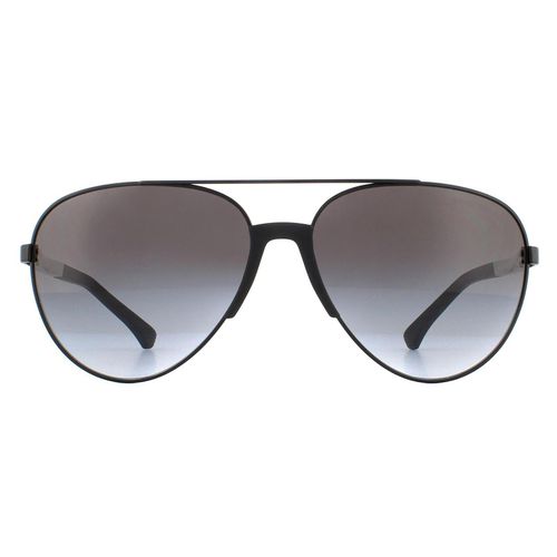 Aviator Matte Grey Gradient Sunglasses - One Size - Emporio Armani - Modalova