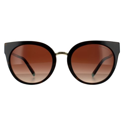 Womens Round Havana On Blue Gradient Sunglasses - One Size - NastyGal UK (+IE) - Modalova