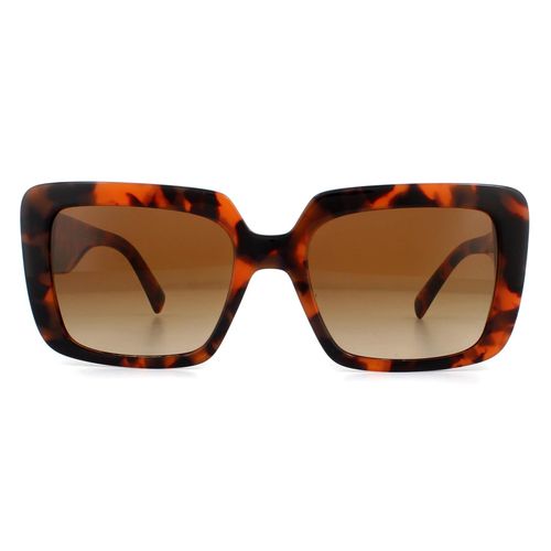 Womens Square Havana Gradient Sunglasses - One Size - Versace - Modalova