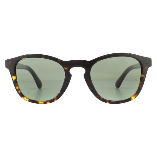 Round Havana Green Sunglasses - - One Size - Giorgio Armani - Modalova