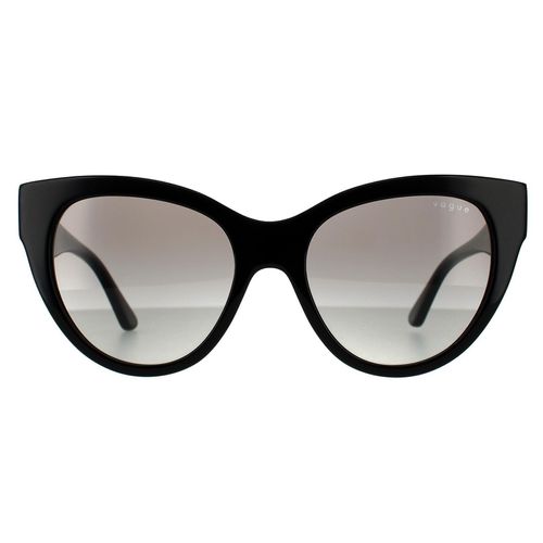 Womens Cat Eye Dark Havana Gradient Sunglasses - One Size - Vogue - Modalova