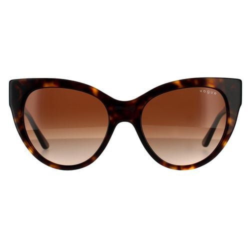 Womens Cat Eye Grey Gradient Sunglasses - One Size - Vogue - Modalova