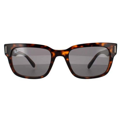 Square Havana On Transparent Dark Grey Plastic Sunglasses Jeffrey RB2190 - One Size - Ray-Ban - Modalova