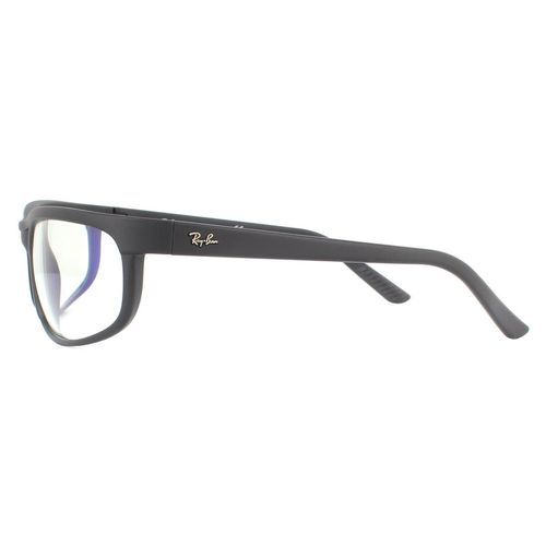 Rectangle Mens Matte Clear Blue Light Block Sunglasses - One Size - Ray-Ban - Modalova