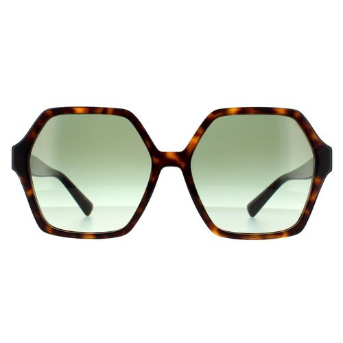 Womens Square Dark Havana Green Gradient Sunglasses - - One Size - NastyGal UK (+IE) - Modalova