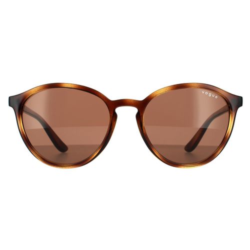 Womens Round Dark Havana Dark Sunglasses - One Size - NastyGal UK (+IE) - Modalova