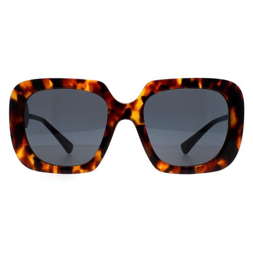 Womens Square Light Havana Dark Grey VE4434 - - One Size - Versace - Modalova