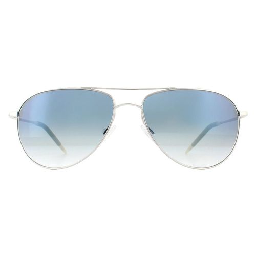 Aviator Silver Chrome Sapphire VFX Sunglasses - - One Size - Oliver Peoples - Modalova