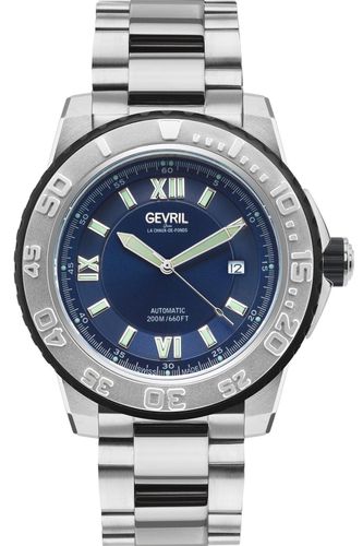 Seacloud Blue Dial 3120B Swiss Automatic Watch - - One Size - Gevril - Modalova