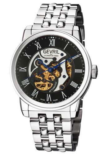 Vanderbilt Swiss automatic Calfskin Leather Watch - - One Size - Gevril - Modalova