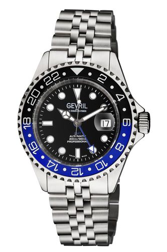 Wall Street GMT 4953B Swiss Automatic Sellita SW330 Watch - - One Size - Gevril - Modalova
