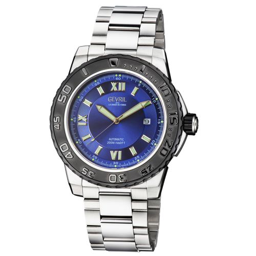 Seacloud Swiss Automatic Blue Dial Stainless Steel Watch - - One Size - NastyGal UK (+IE) - Modalova