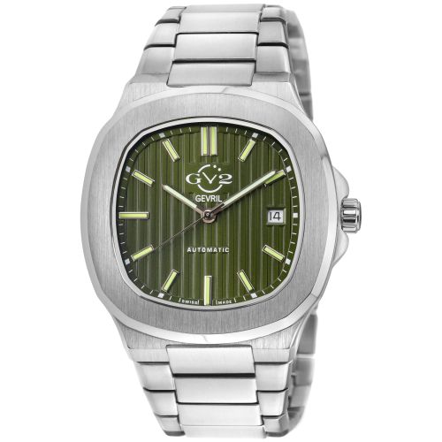 Automatic Potente Green Dial, 316L Stainless Steel Bracelet . Swiss Automatic Watch - - One Size - GV2 - Modalova