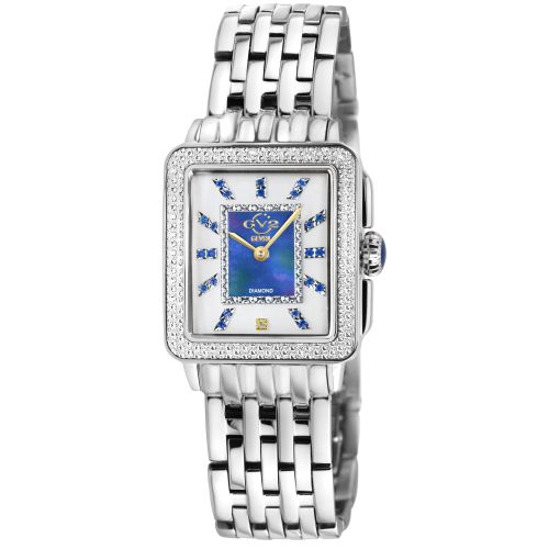 Womens Padova Gemstone White Dial 12332B Swiss Quartz Watch - - One Size - GV2 - Modalova
