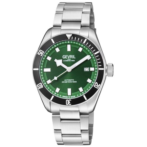 Swiss Automatic SW200 Yorkville Green Dial steel Watch - - One Size - NastyGal UK (+IE) - Modalova
