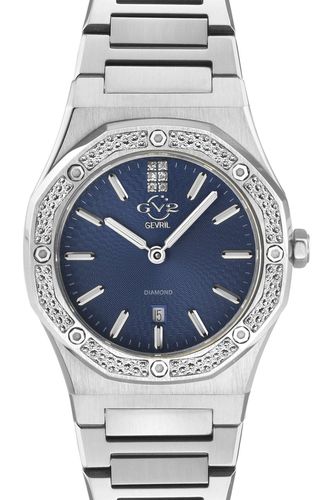Womens Palmanova Blue Dial Stainless Steel Swiss Quartz Watch - - One Size - GV2 - Modalova